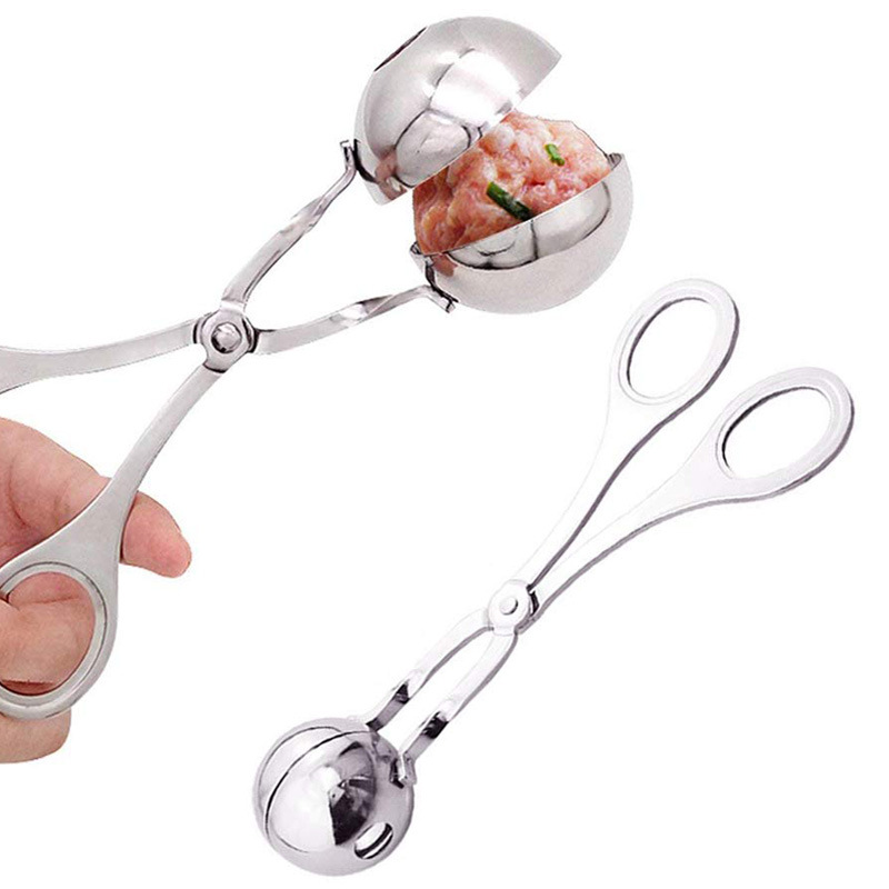 304Full stainless steel meatball clamp Pill maker Fish ball clip Meatball maker Ball rice ball maker