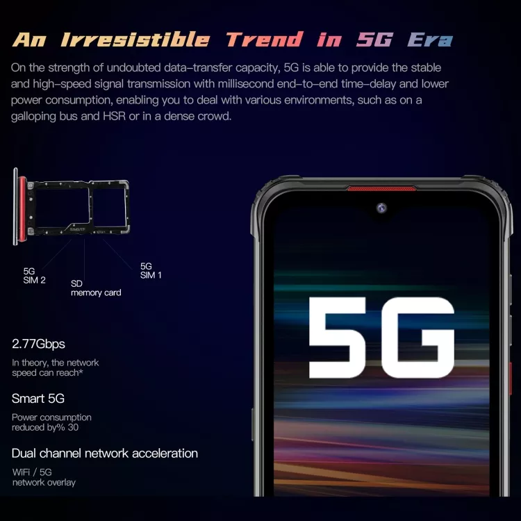 NEW ARRIVAL HOTWAVE CYBER 7 Rugged Phone 8GB+128GB 8280mAh Mobile Phones 5G Android 11 Smartphones