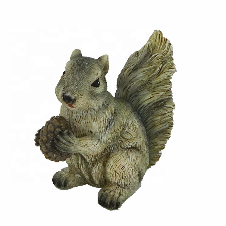 Souvenir Home Decorative Art Resin Animals Crafts Squirrel Sculpture Craft Gifts for home and garden