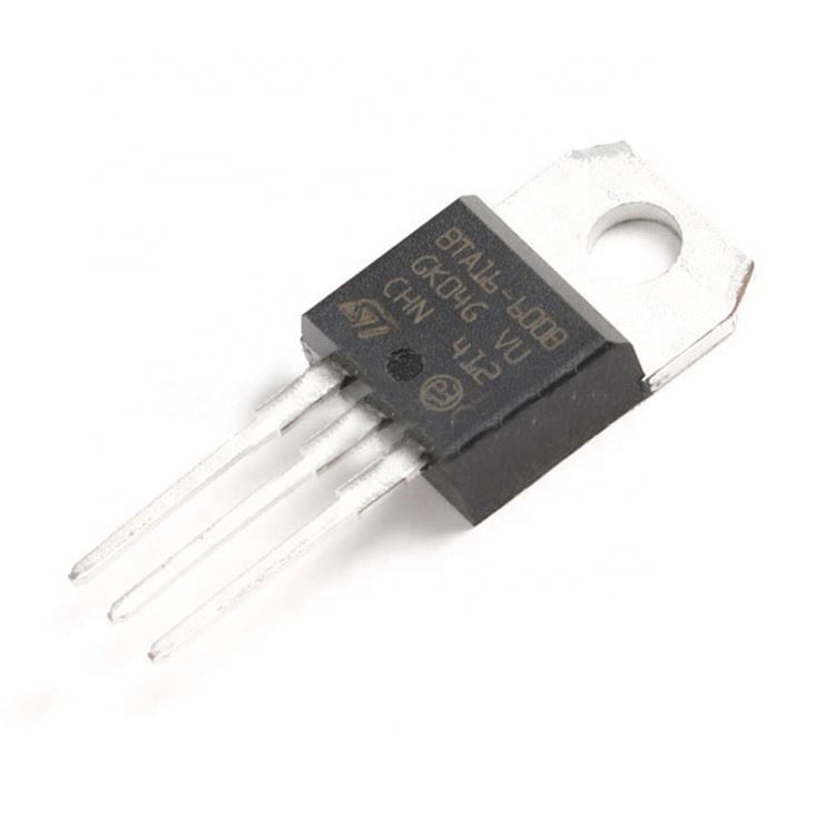 BTA16-600BRG триггер устройства симисторов Стандартный 600V 16A со сквозным отверстием TO-220AB Интегральные схемы ic чип BTA16-600BRG