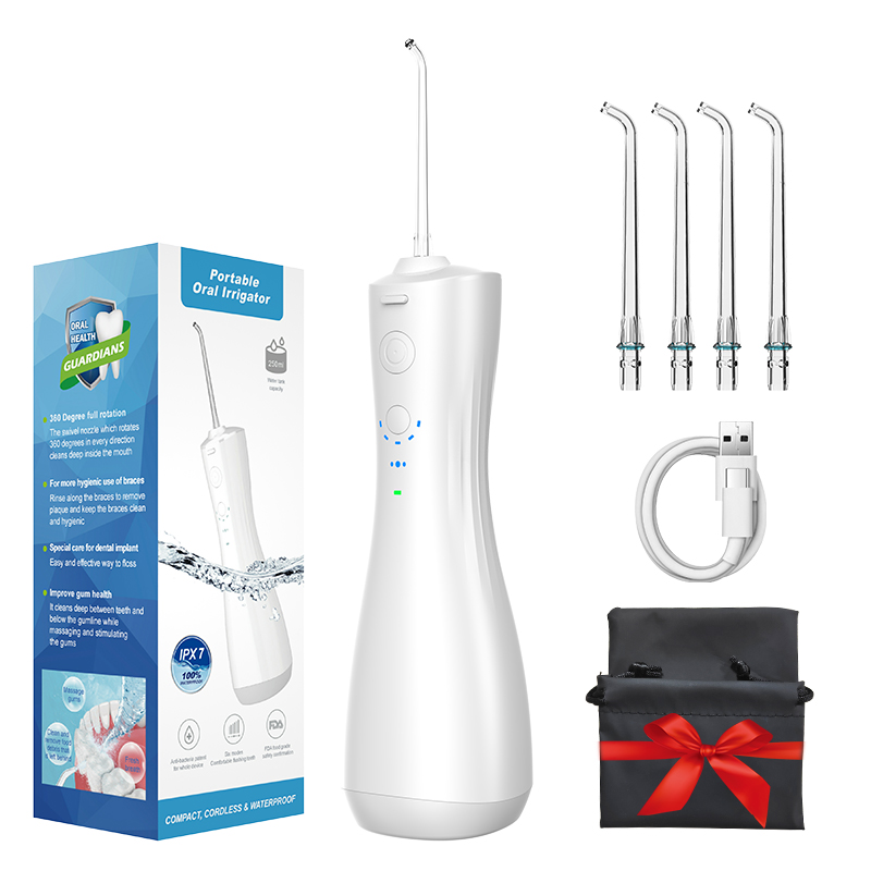 ABS Material cordless Electric Oral Tooth Washing Machine USB Rechargeable IPX7 Waterproof Water Flosser