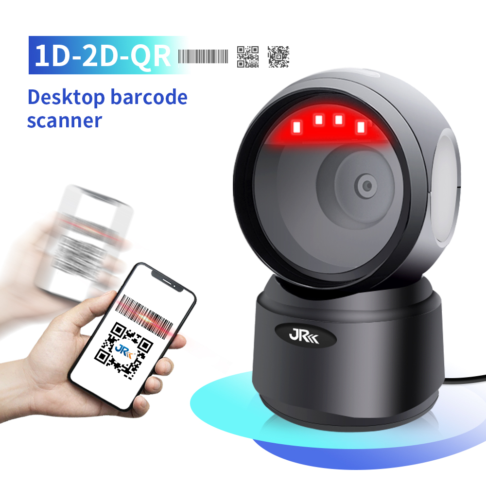 JR High Quality T27H Cash Register POS Low Price Desktop Scanner With Express Logistics QR Code-Quality Product At Cost