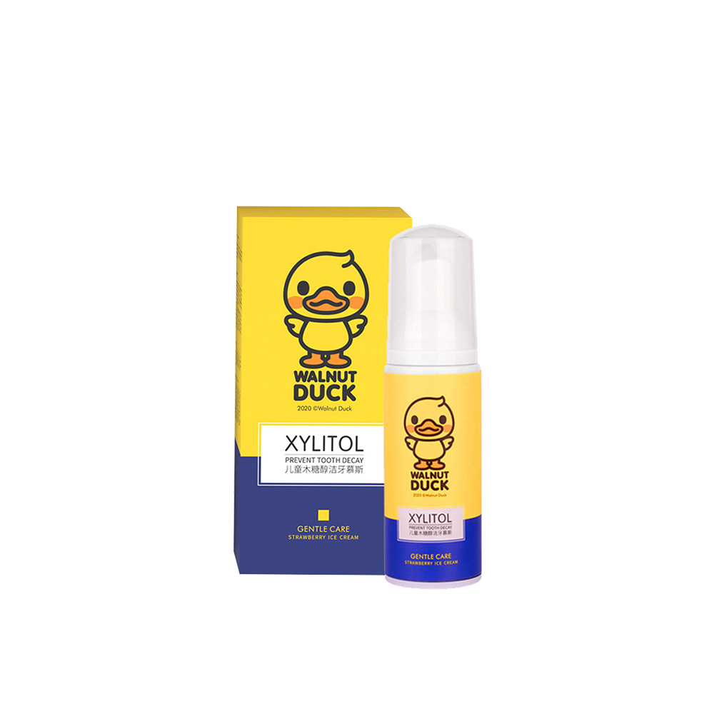 ASHMORE Electric Toothbrush Mousse Toothpaste, Children Cartoon Mousse Toothpaste, Xylitol Children's Teeth Cleansing