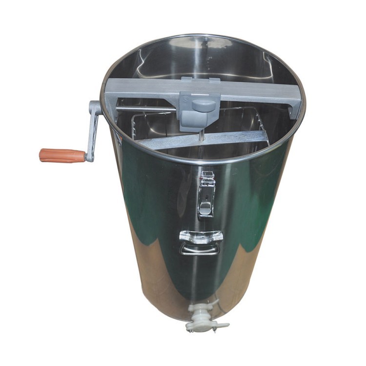Honey Centrifuge Machine No Stand Stainless Steel 2 Frame Manual Honey Extractor