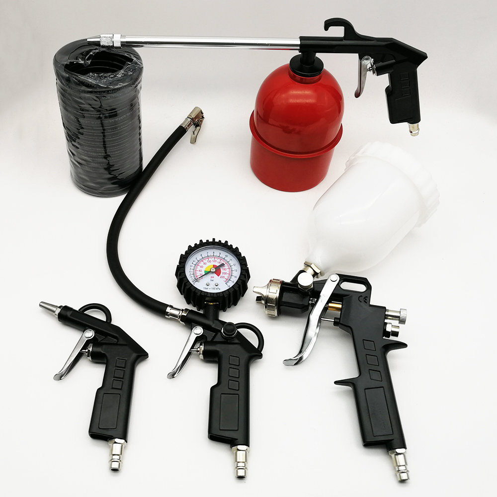 Air Kit-5 PCS Pneumatic tools Air Compressor Accessories Tyre Pressure Gun