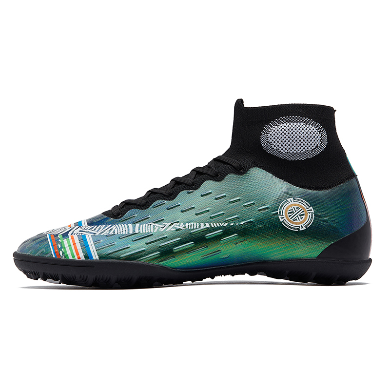 2021 Hot Sale Men TF\FG Studs Football Boots TPU Outsole High Ankle Soccer Shoes