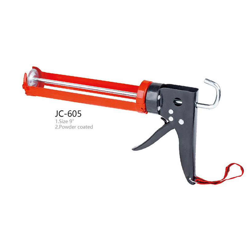 Код: JC-605 силиконовый герметик пистолетом с порошковым покрытием шпалерные ножницы с алюминиевой ручкой из шприц для заделки швов