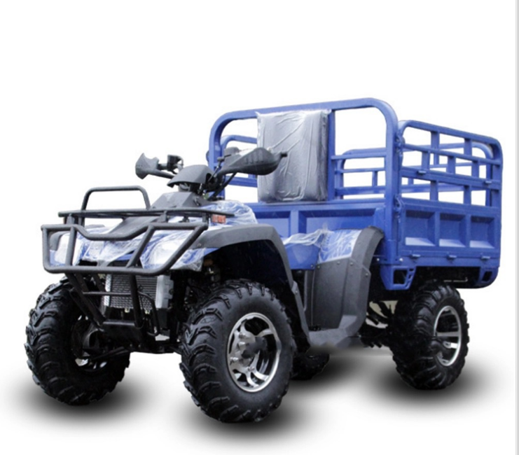 Четырёхколёсный вагончик с внедорожный 300 CC крупномасштабных картинг фермер транспортного средства с грузовой ящик все вездеходов ATV