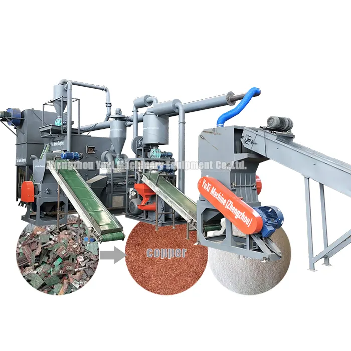 PCB Waste Recycle Machine Electronic Waste E Waste Recycling Plant