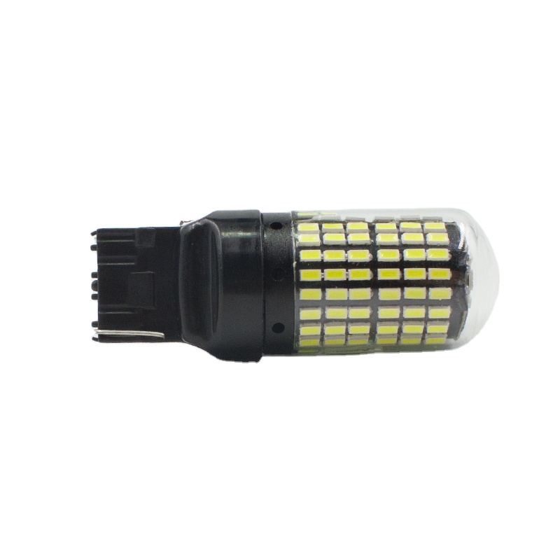 Светодиодная лампа canbus T20 7440 7443 W21W T25 T20 S25 144smd 30 Вт, белая, без ошибок, светодиодная лампа стоп-сигнала поворота
