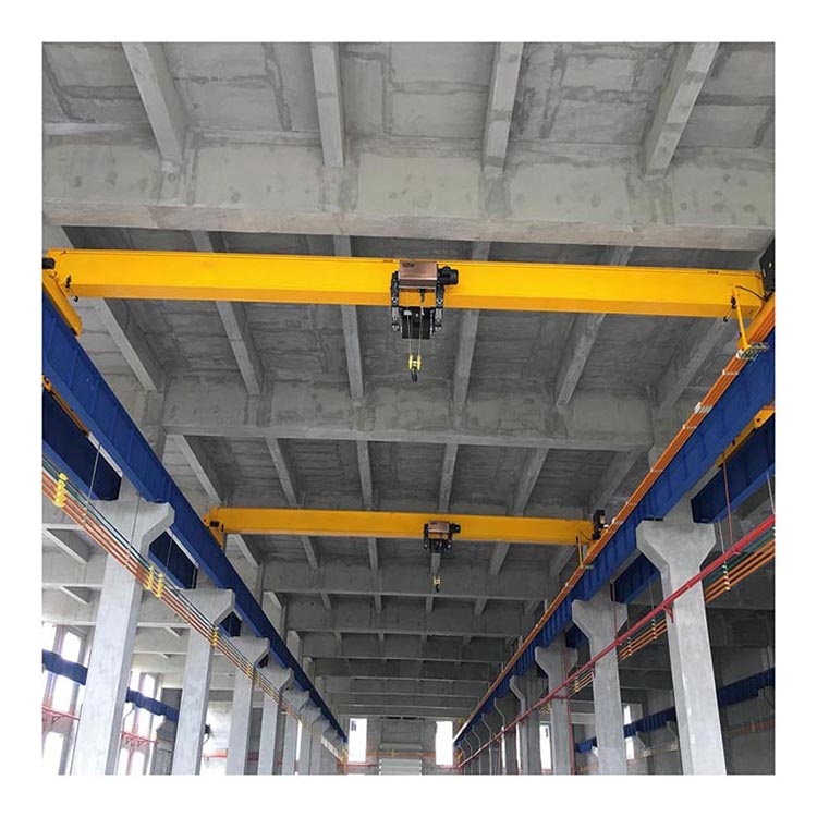 China Manufacturer 2 3 5 10 15 20 25 30 Ton European type Low Headroom Hoist Single Girder Beam Overhead Bridge Crane