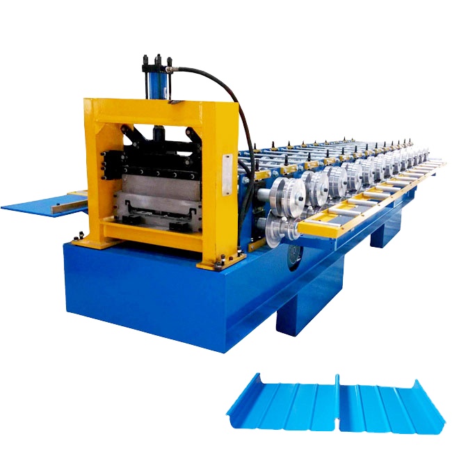 Metal standing seam ibr roof machine roofing sheet roll forming machine standing seam metal roof machine