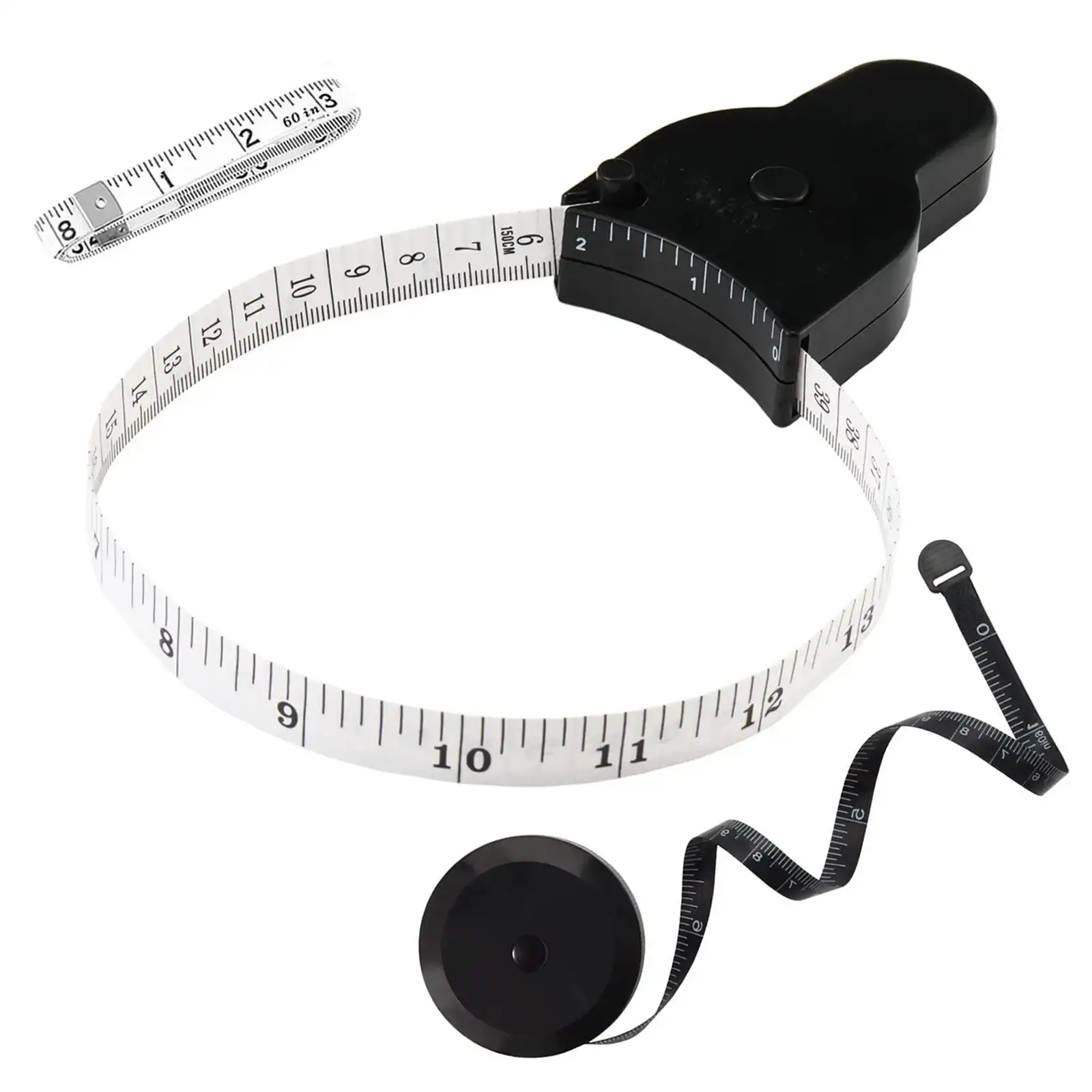 Soft Measuring Tape For Sewing Tailor Cloth Ruler Automatic Retractable Tape Measure