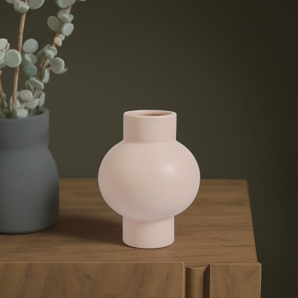 Nordic Candy Shaped Desk Decoration Ornament for Living room Porcelain Flower Vase Ceramic Other Home Decor