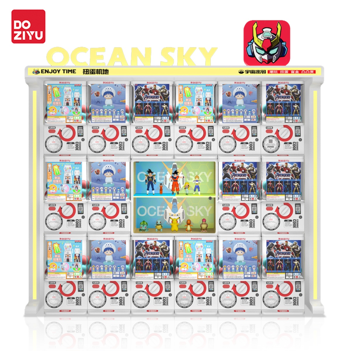 DOZIYU 2022 новый дизайн Gacha Gachapon Gashapon автомат капсулы Gashapon торговый автомат игрушки торговый шар капсулы игрушки автомат