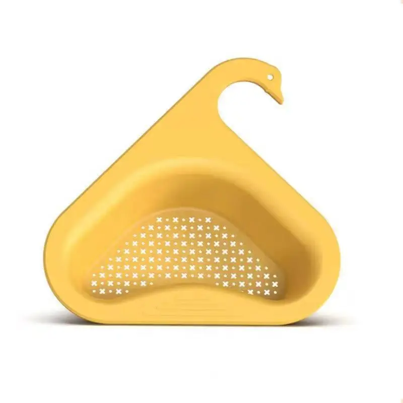 2022 Multifunctional kitchen sink strainer  Filtering  washing Fruit And Vegetable Swan Drain Basket