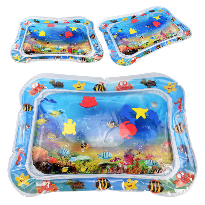 Sunshine Bpa Free Tummy Time Baby And Infants Kids Inflatable Water Filled Play Mat Animal Floating Educational Toys Wholesale