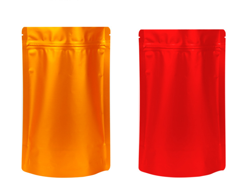 Color customized self-supporting bag food packaging coffee beans bag