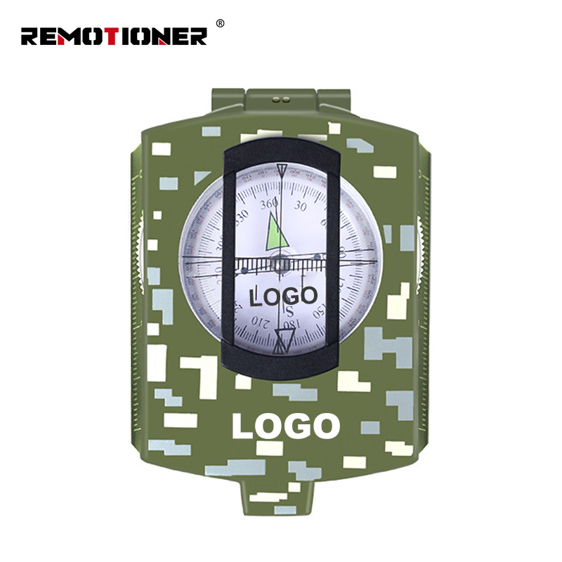 High Accuracy Survival Waterproof Shakeproof Sighting Camping Hiking Compass with Carrying Bag