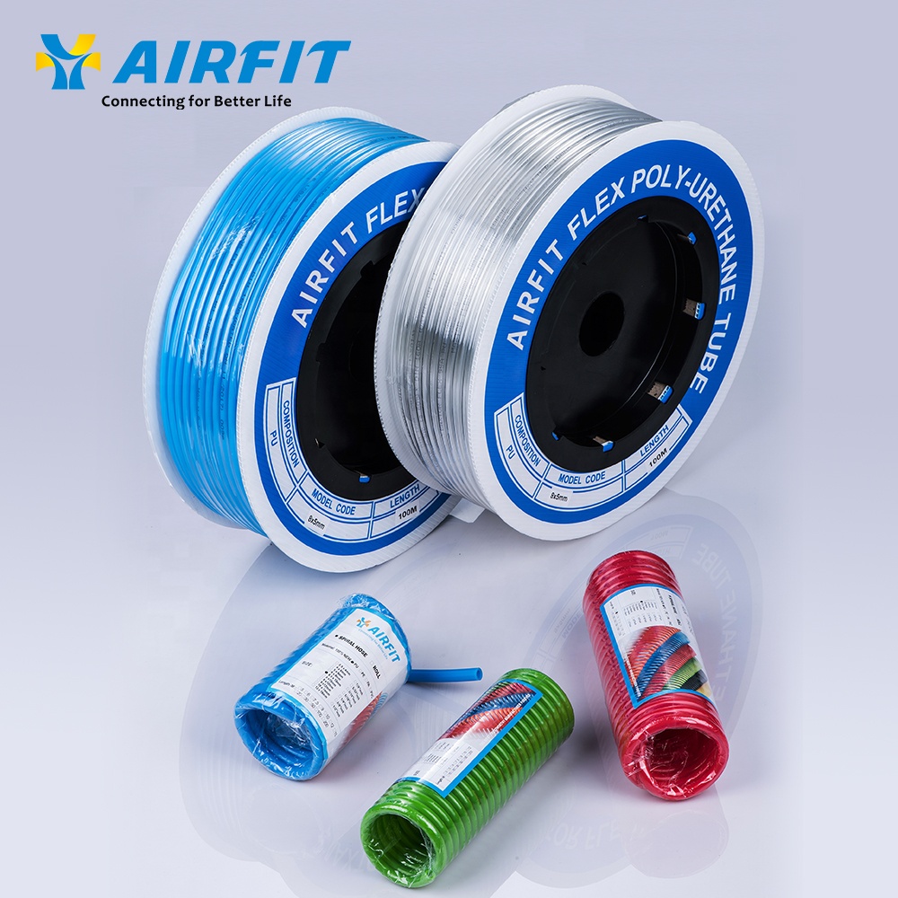 Прозрачный пневматический шланг AIRFIT 16 мм, пневматический шланг 8 мм, полиуретановый пневматический пружинный шланг, трубка 2,5x4