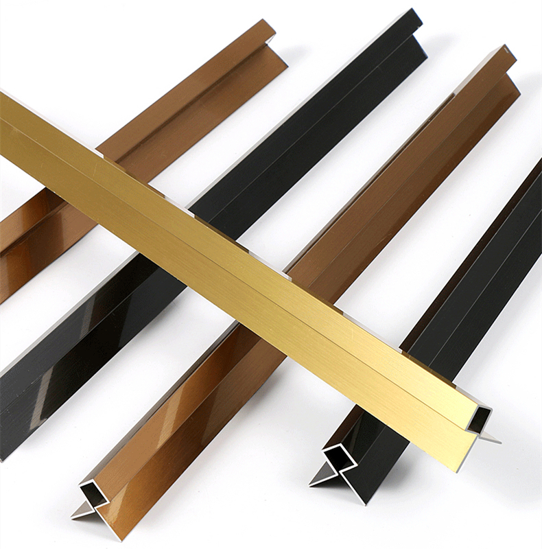 Нержавеющая сталь для кафельной плитки (tile trim) углы с металльном краем отделка