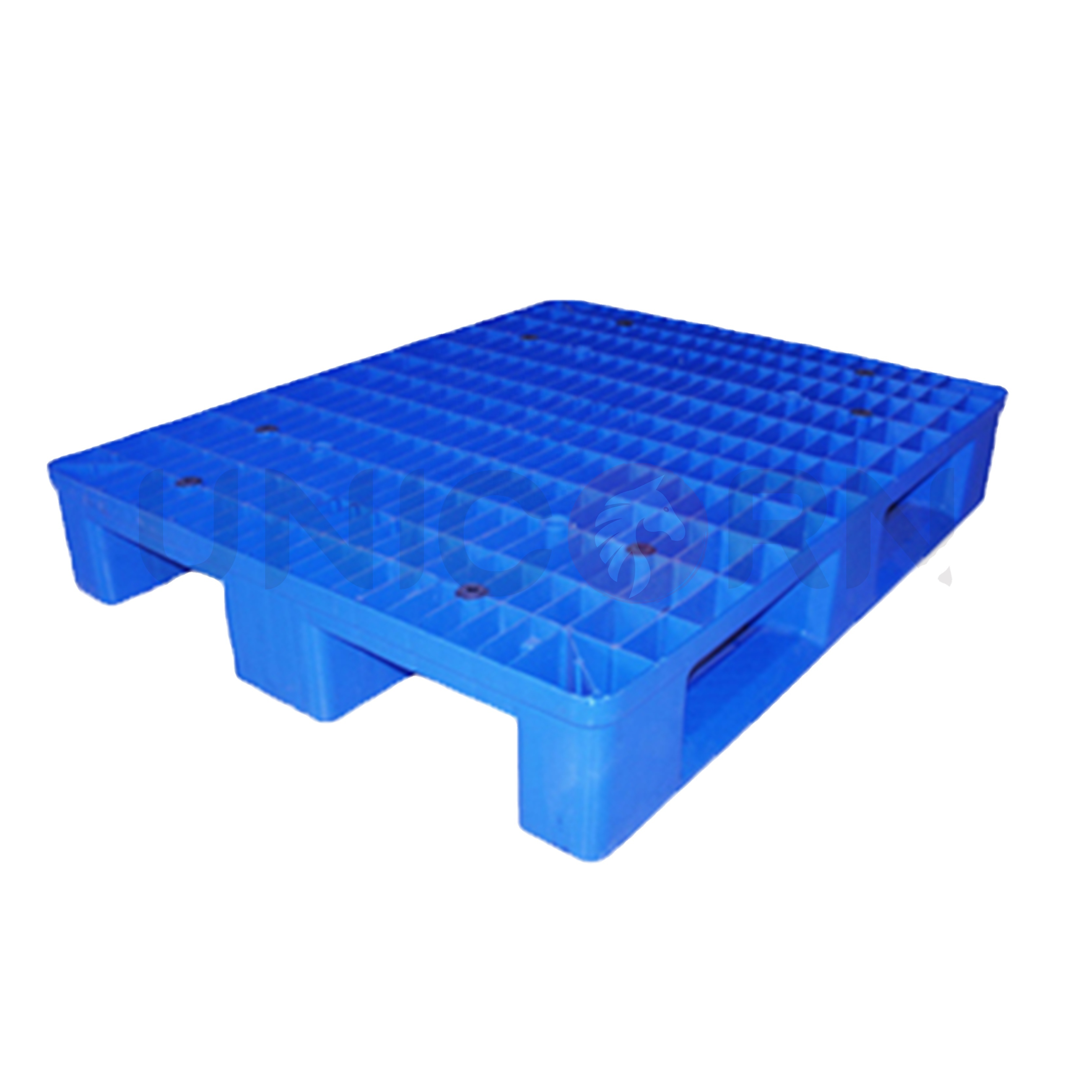 1100*1100*150 мм односторонний девственный Hdpe твердый плоский пластиковый поддон для использования на складе