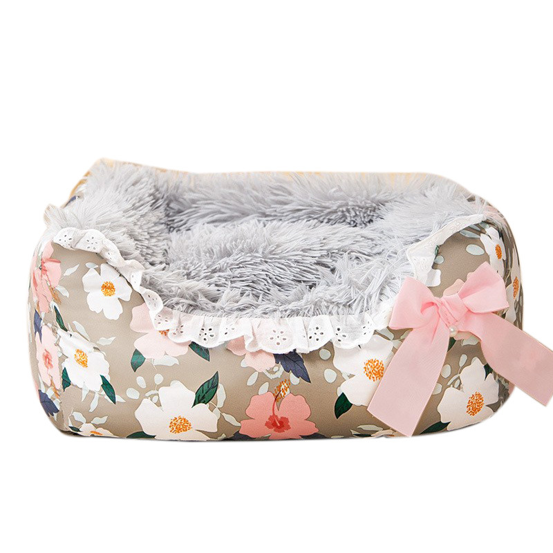 Wholesale Modern Dog Kennel Pet Bed for Cats Dogs Soft Nest Kennel Bed