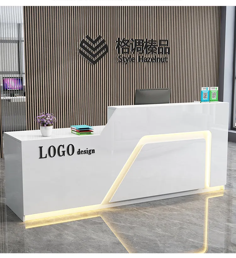 Cashier shop small bar table simple modern clothing supermarket beauty salon company reception desk