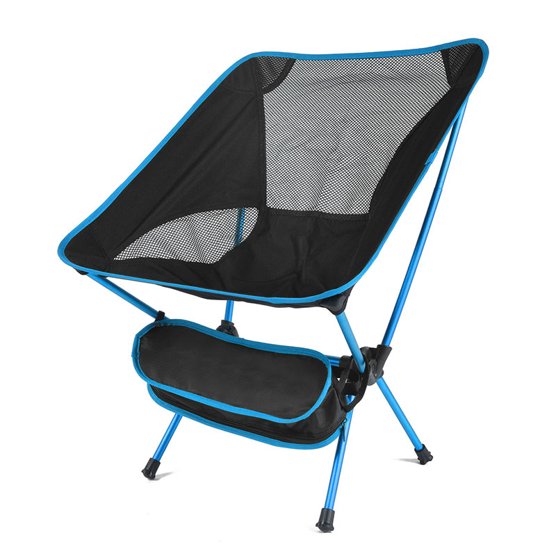 Camping Self-Driving Outdoor Multifunctional Folding Fishing Chair Adjustable Four-Leg Adjustable Aluminum Alloy Fish Chair