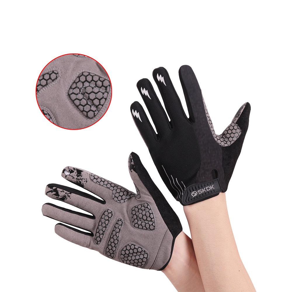 OEM Breathable Full Finger Sport Motorcycle Riding Bike Bicycle Cycling Gloves
