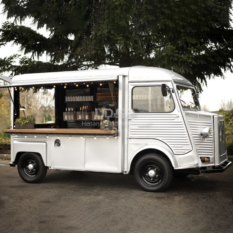 Винтажный продовольственный грузовик Citroen HY, торговая тележка для мороженого, хот-догов, мобильный кухонный фургон, ресторан, фургон для еды