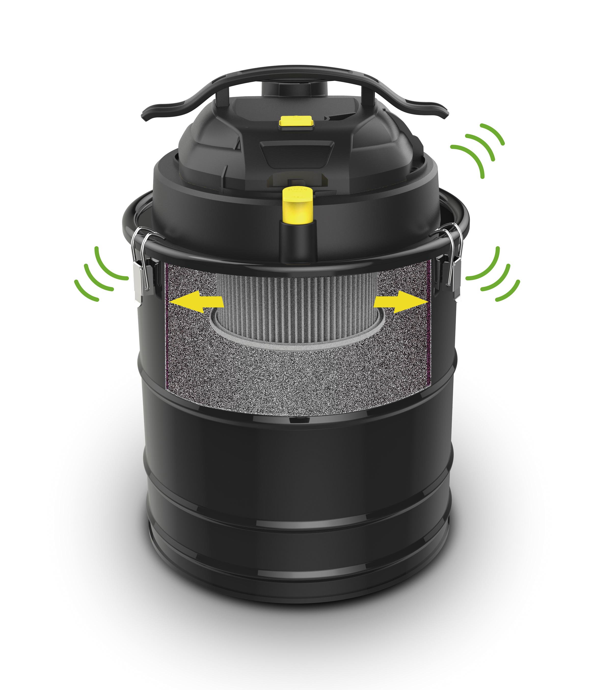 Пылезащитный тряски Электрический CE Новый GS 1500W вибрации пылесос золы для Гувер камин барбекю K-605
