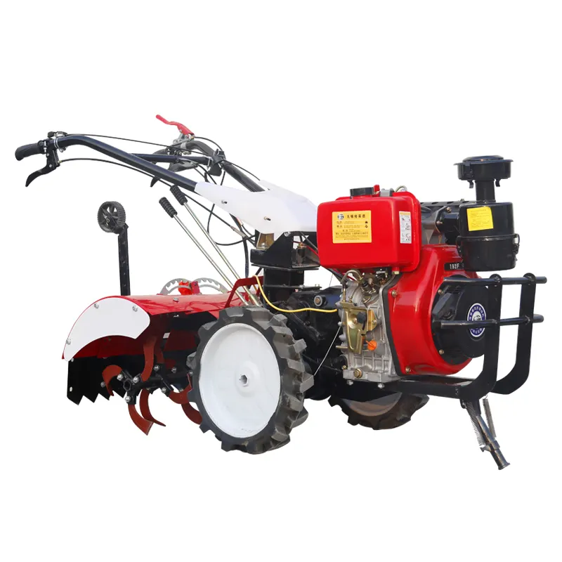 China Mini Diesel Garden Motoculteur Motocultor Rotary Cultivator Hand Cultivator Hand Rear Tine Tiller Machine Power Tillers