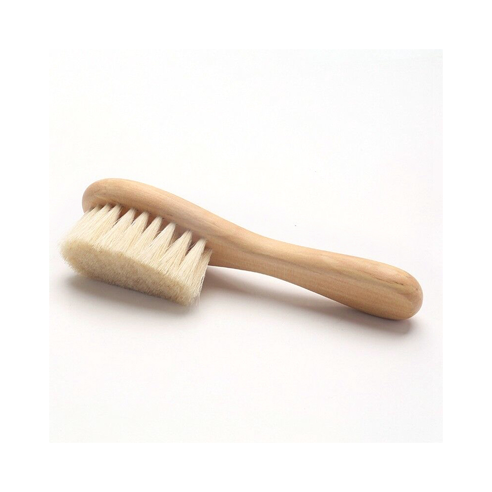 Factory Price Free Sample Wholesale Goat Brush Baby Hair Brush Kids Massage Hair Brushes Newborn Wooden Mini Hairbrush Comb