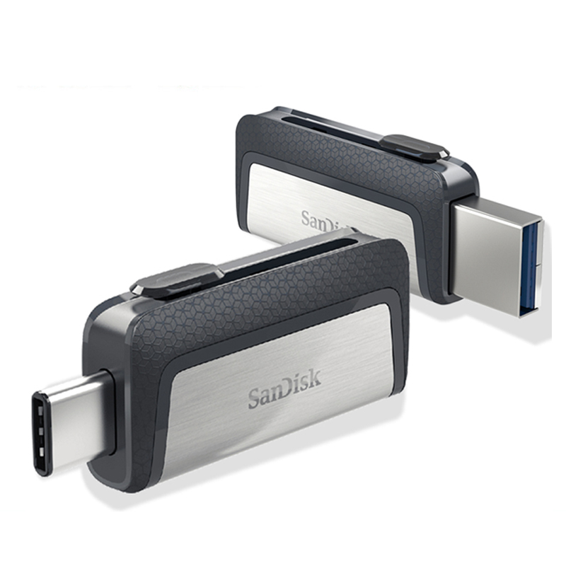 Оптовая продажа двойной флеш-накопитель SanDisk Ultra Dual Drive SDDDC2 usb флеш-накопитель 64гб 128GB USB 3,1 Type-C USB флэш-накопитель 16 гб оперативной памяти, 32 гб встроенной памяти usb-флешки
