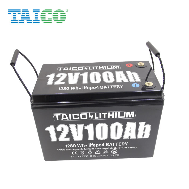 rechargeable batteries 12v 100ah 120ah lifepo4 Yacht Golf CartsApplication 12.8V 100Ah Solar lithium battery