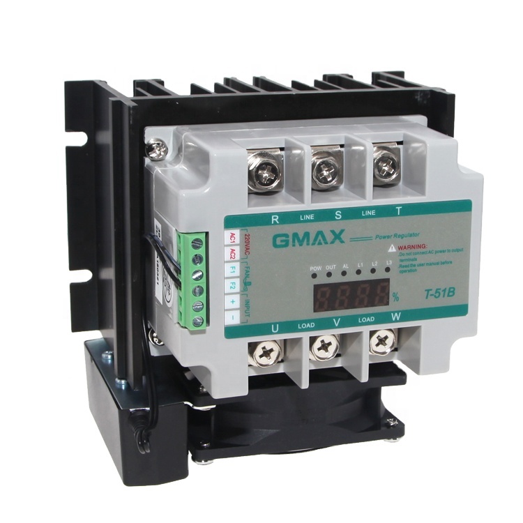 Gmax T51-B 40Amp 60 Усилитель мощности регулятор SCR Maxwell Gmax T6/T7 интеллигентая (ый) 0-10В 4-20mA вход scr регулятор мощности