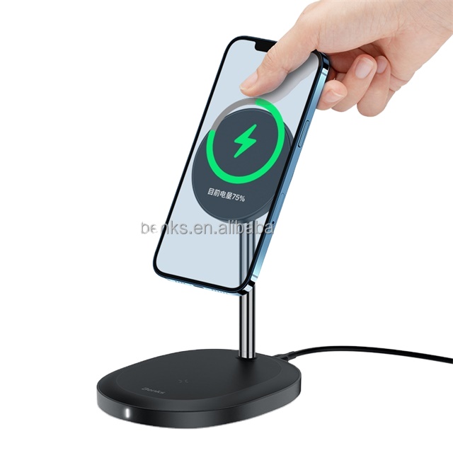 Benks Hot Selling Holder Cellphone Amazon Trending 2021 Best Wireless Charger Stand For Mobile Phone