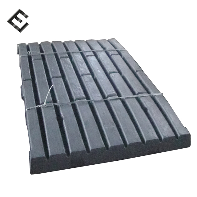 c120 rock crusher fixed high manganese jaw plate