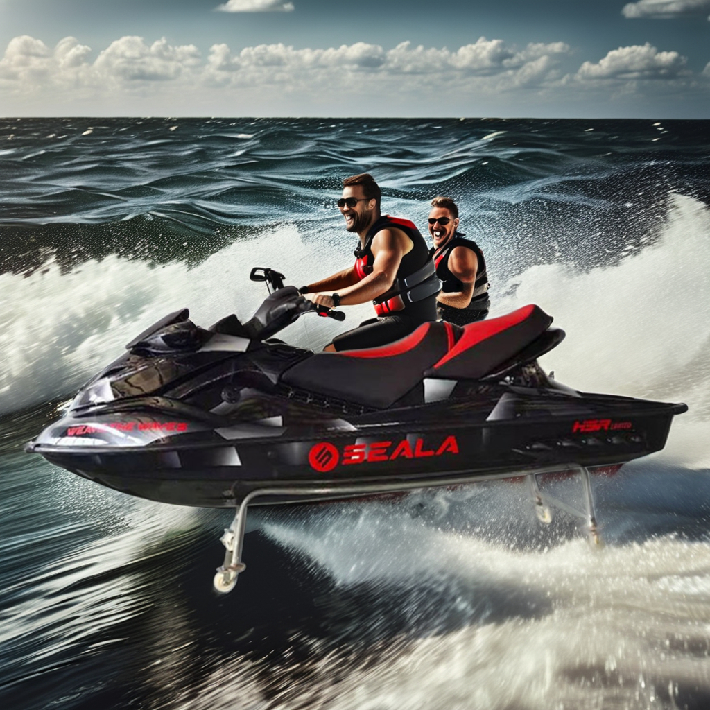 Best Selling New Arrival 1400cc Four Stroke Fiberglass Jet Ski Personal Watercraft with High Performance Engine