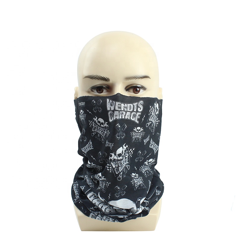 Custom Headband High UV Protection Head Scarves Men Face Mask Neck Gaiter Headwear Sun Wind Bandana Mask Seamless Tube Headwear