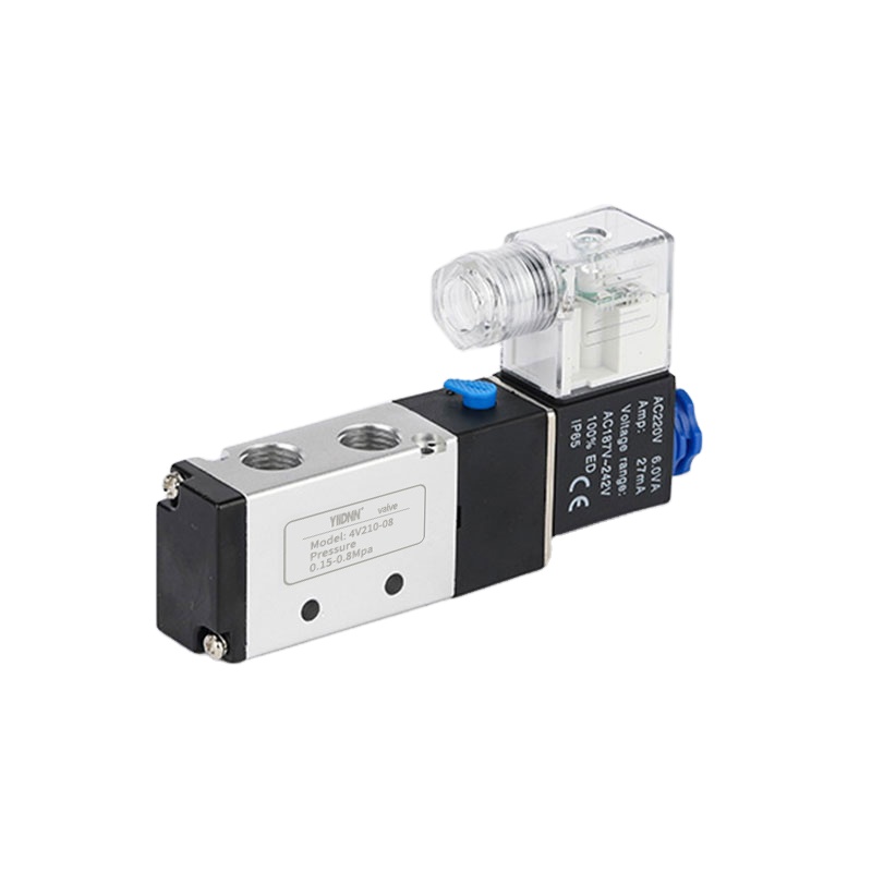 2/5 способ 4v210-08 воздушный компрессор DC24V AC220V AC110V DC12V проводки электромагнитный клапан части пневматического цилиндра Airtac Тип