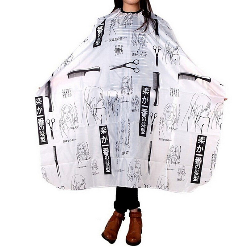 Best Selling 2021products Pattern Cutting Hair Waterproof Cloth Salon Barber Cape Hairdressing Hairdresser Apron Haircut capes
