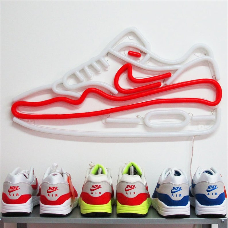 Liger Прямая поставка знаки для обуви Nike неоновые огни для комнаты Nike Домашняя вечеринка день рождения настенная декоративная светодиодная неоновая настенная лампа