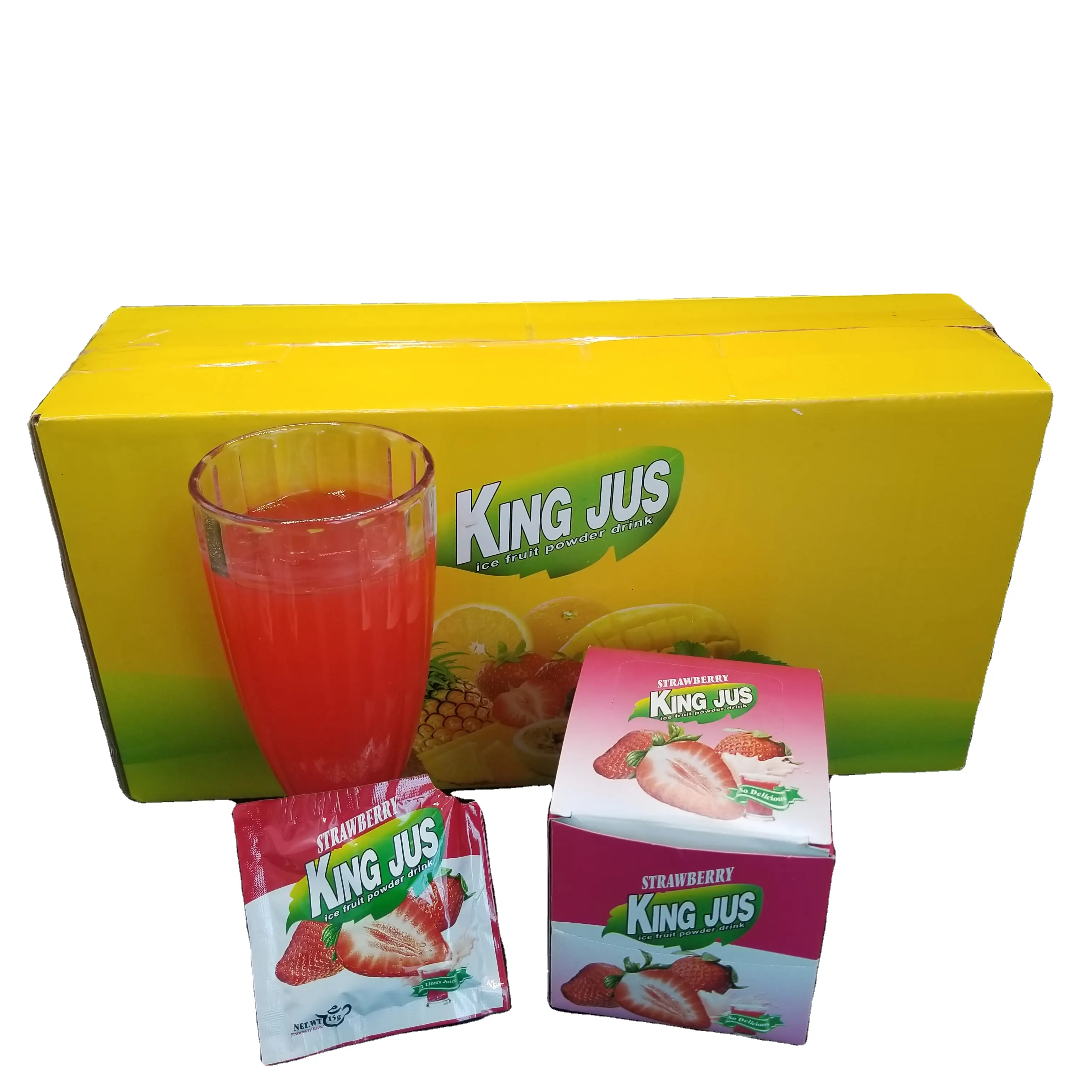 King Juice Good Taste Instant Juice Fruit Flavored Drink Powder Mix