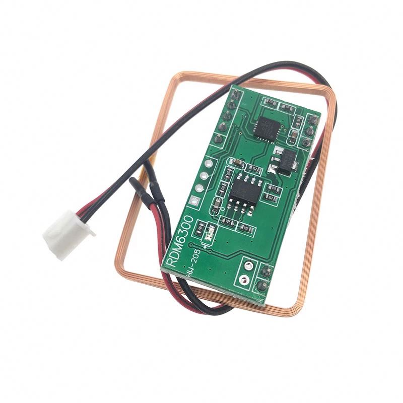 Модуль считывания RFID 125 кГц, модуль считывания ID-карт RDM6300, модуль RF, UART, последовательный выход, карта контроля доступа