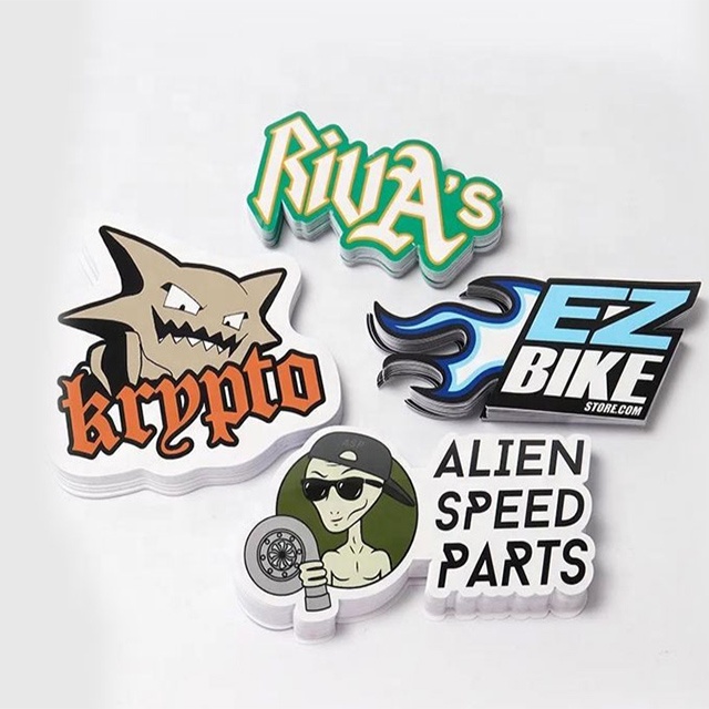 Custom Vinyl Decals Personalized Stickers Logo Design Die Cut Waterproof Available In Various Shapes For Branding Use