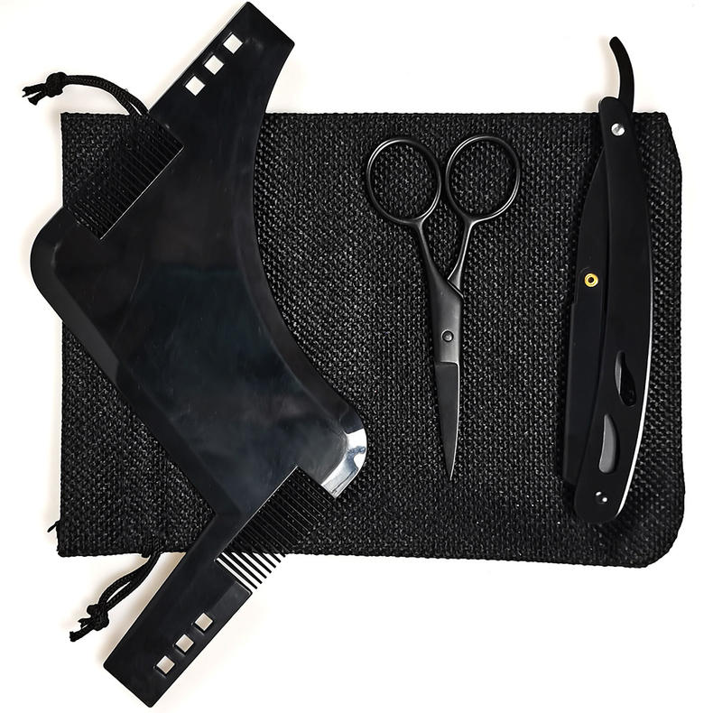 Private Label Beard Care Set Tools Men Beard Growth Grooming Kit