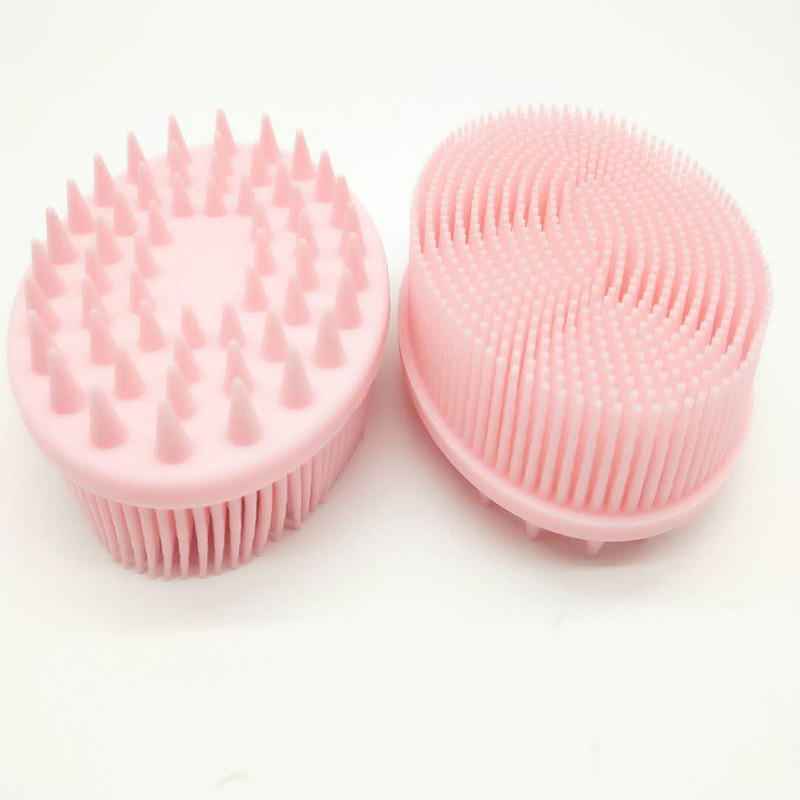 High quality Competitive price Collapsible silicone body bath brush OEM soft silicone shower brush