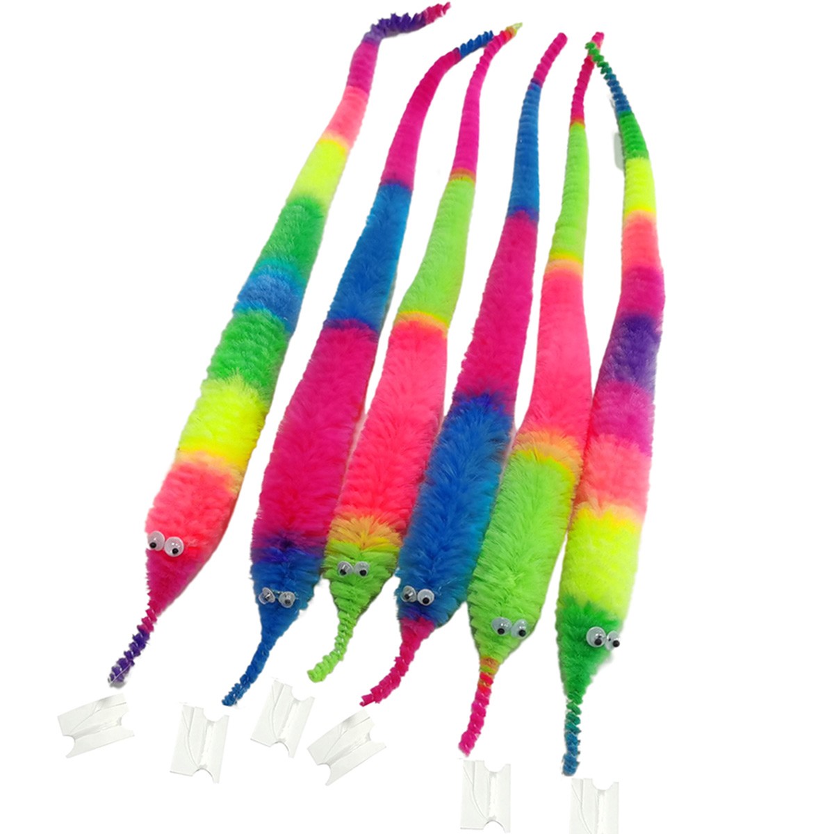 OEM Rainbow Color Magic Worm Toys Worm